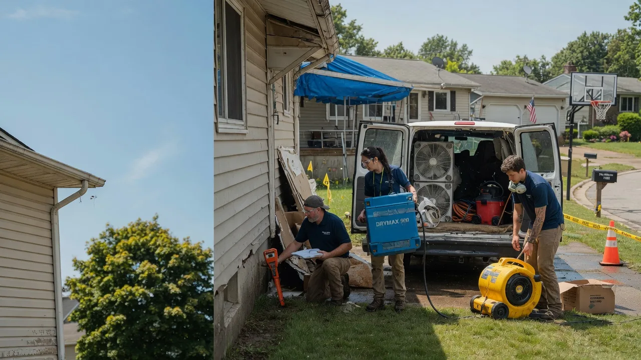 Ceiling Leak Cleanup in Michigan City, IN near me