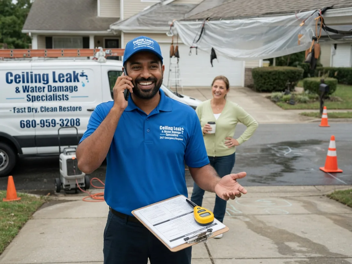 Ceiling Leak Cleanup Michigan City, IN FAQs